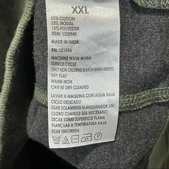 English Laundry Pull up sweatshirt 1/4 zipper - Picture 10 of 10